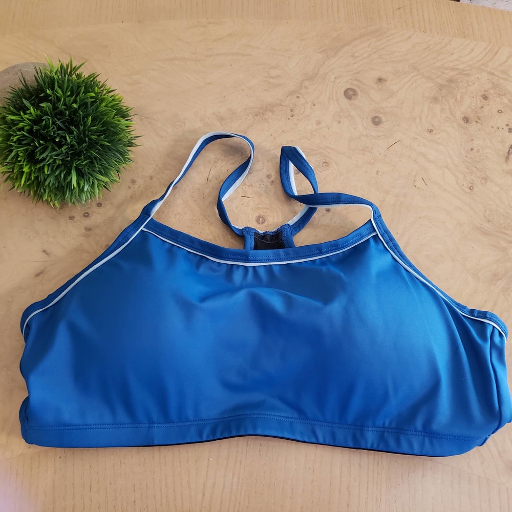 NWOT Moving Comfort Women's Sports Bra Teal Blue XL